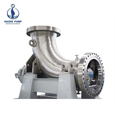 Aksialna kemična pretočna črpalka reaktorja z vodoravno zanko